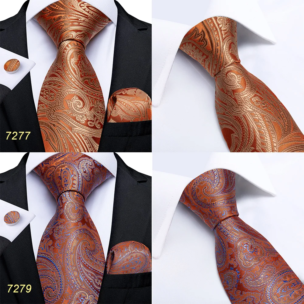 Подарочный мужской галстук зеленый синий Пейсли Шелковый Свадебный для мужчин