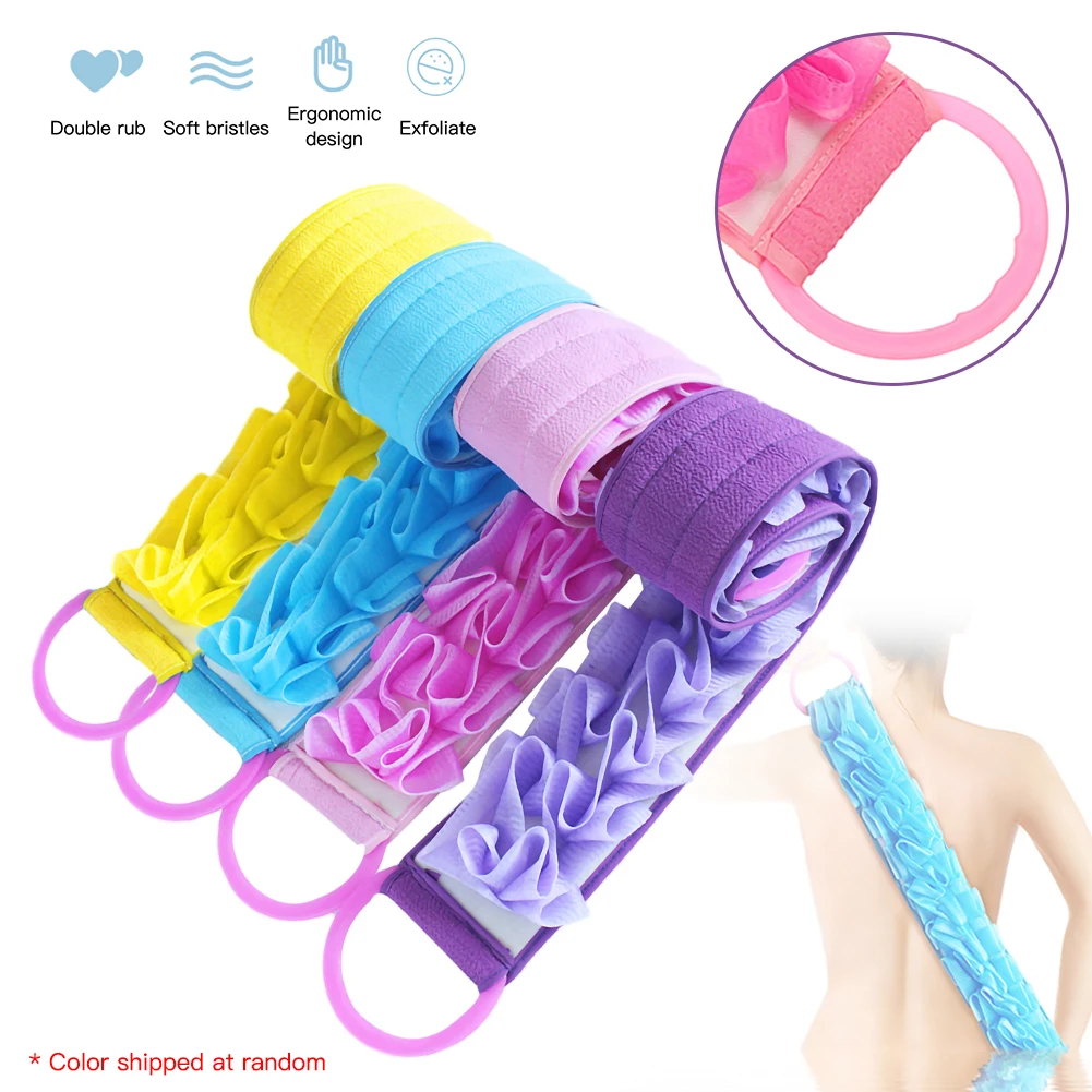 

Цветочное банное полотенце Loofah, Крутое банное полотенце с ремнем, скруббер для чистки тела, банное полотенце, моющая губка для душа