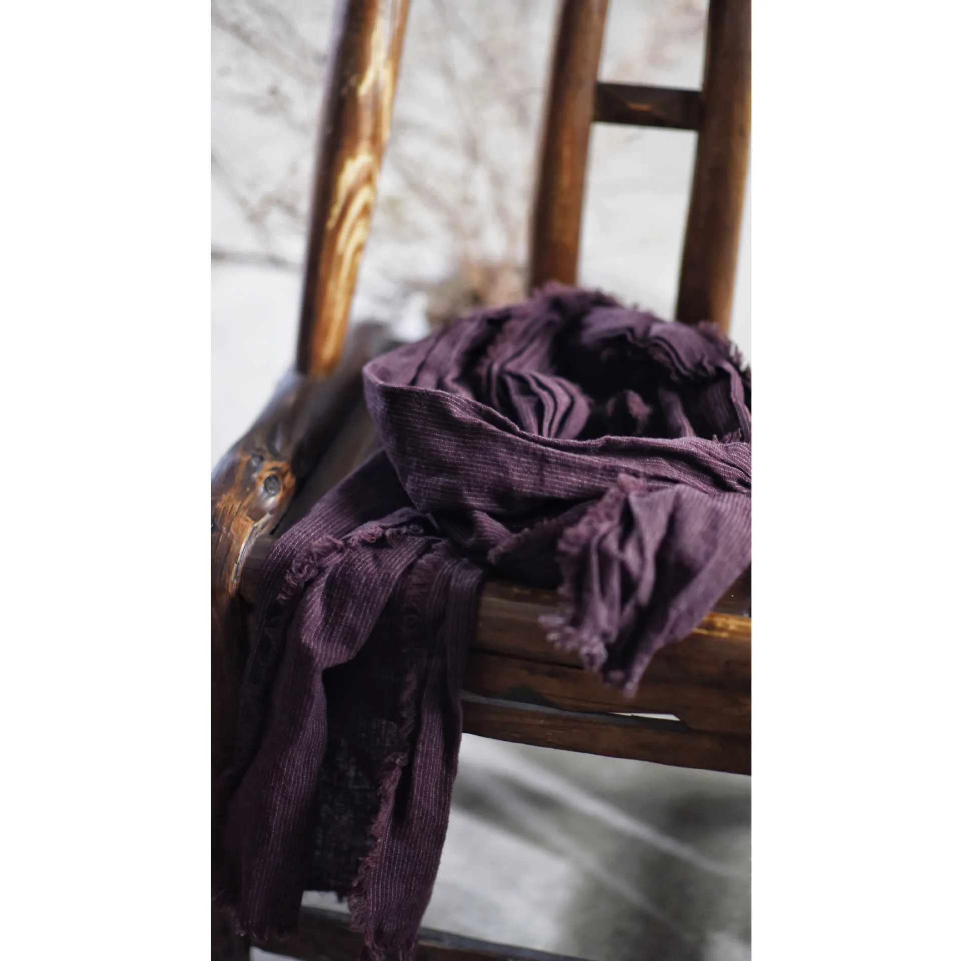 Женские Простые рваные хлопковые льняные шарфы шарф женский винтажный