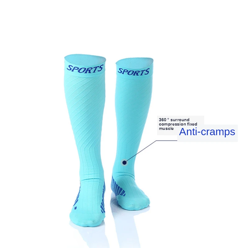 

Aoliyou Compression Sneakers Socks Stockings Athletic Fit Running Marathon Soccer Cycling Nurses Shin Splints Sports Oudtoor Men