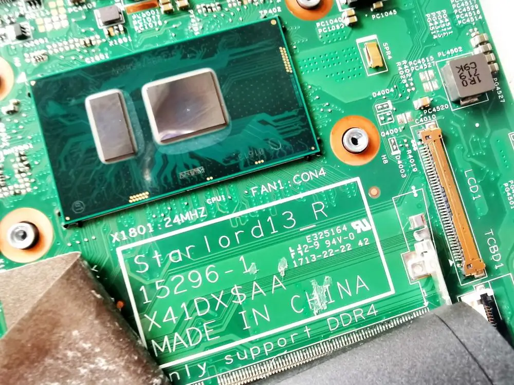 Оригинал для ноутбука DELL 13 5378 материнская плата I7 7500U Star lord13_R 15296 1 протестирована