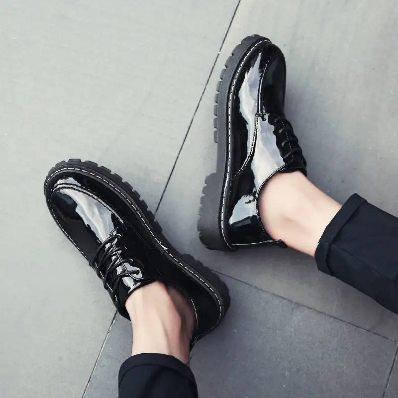 

hot Spring Autumn New Wild England Mens Casual Shoes Men's Youth Waterproof Driving Soft Bottom Slip-On Men's Shoes Loafers
