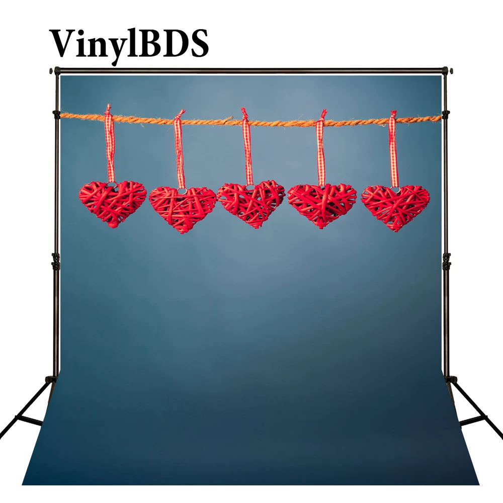 

VinylBDS Универсальный взрослый фон для фотосъемки висящий красный вязаный Любовь День Святого Валентина фоны для фотосъемки