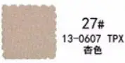 27 KA0116-2 модная однотонная хлопковая ткань джерси полотняного переплетения дизайнерские Шлепанцы из ткани в клетку ткань 50x150 см долларов США/шт - Цвет: 27