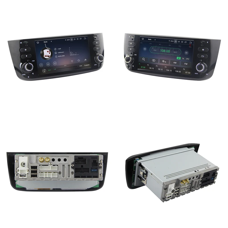 SINOSMART 4G RAM 8 Core CPU Автомобильный GPS-навигатор плеер для Fiat Linea Punto Evo Grande 2005-2020 с Canbus |