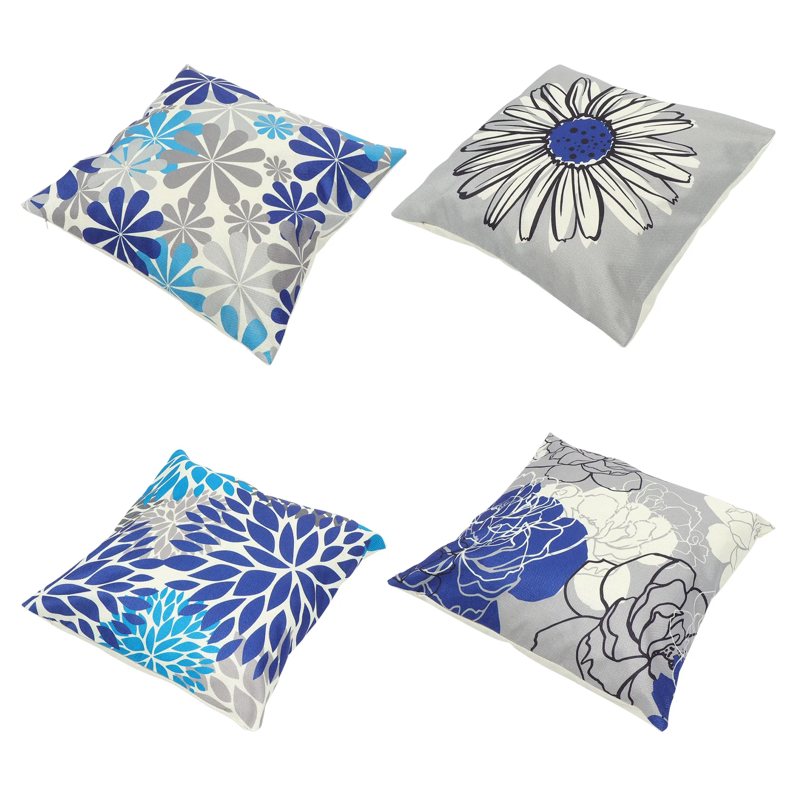 

4 шт., мягкие наволочки с геометрическим рисунком