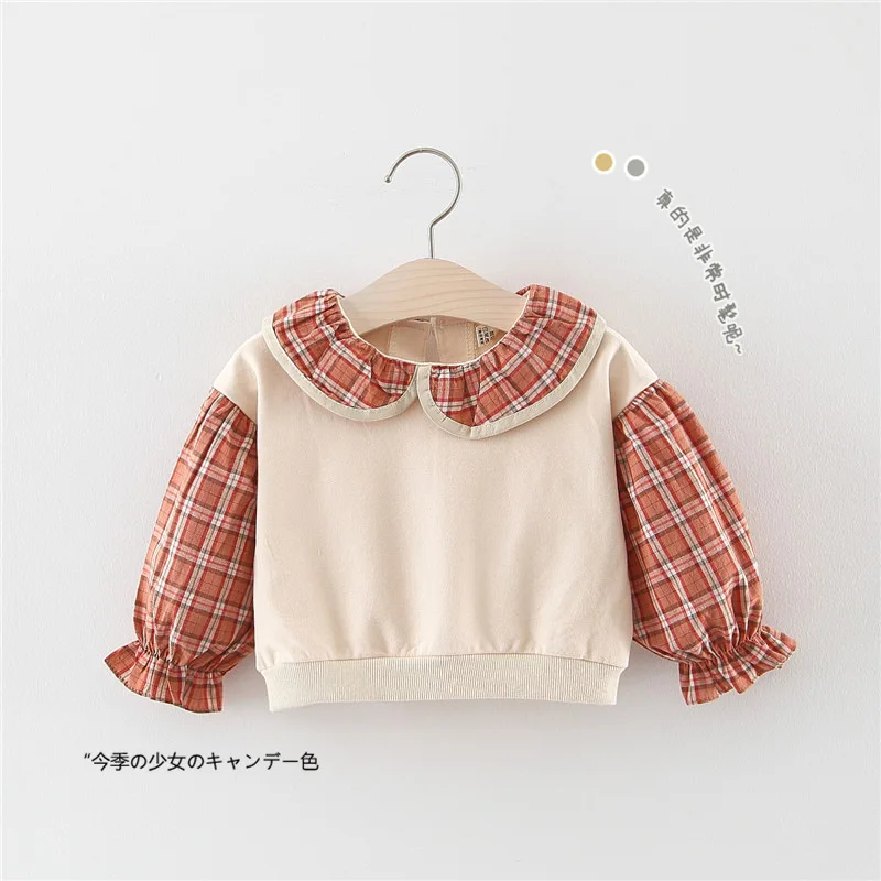 Girls autumn sweater new long-sleeved shirt little girl children's clothing girls coat |