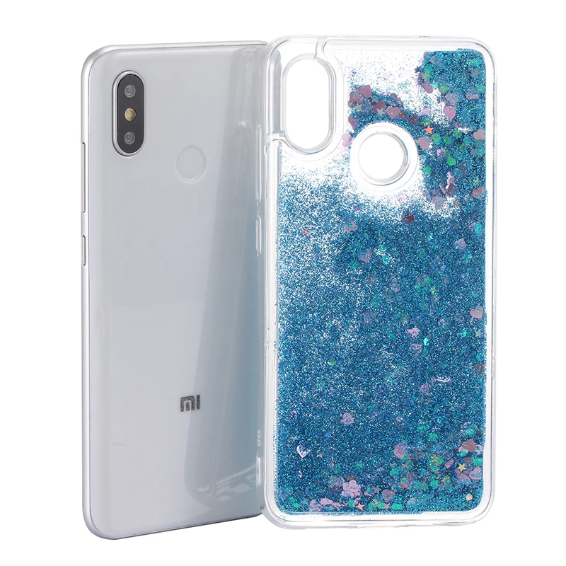 Динамический жидкий Блестящий песок чехол для Redmi 7 5 S2 Note 6 Pro Plus 5A прозрачный