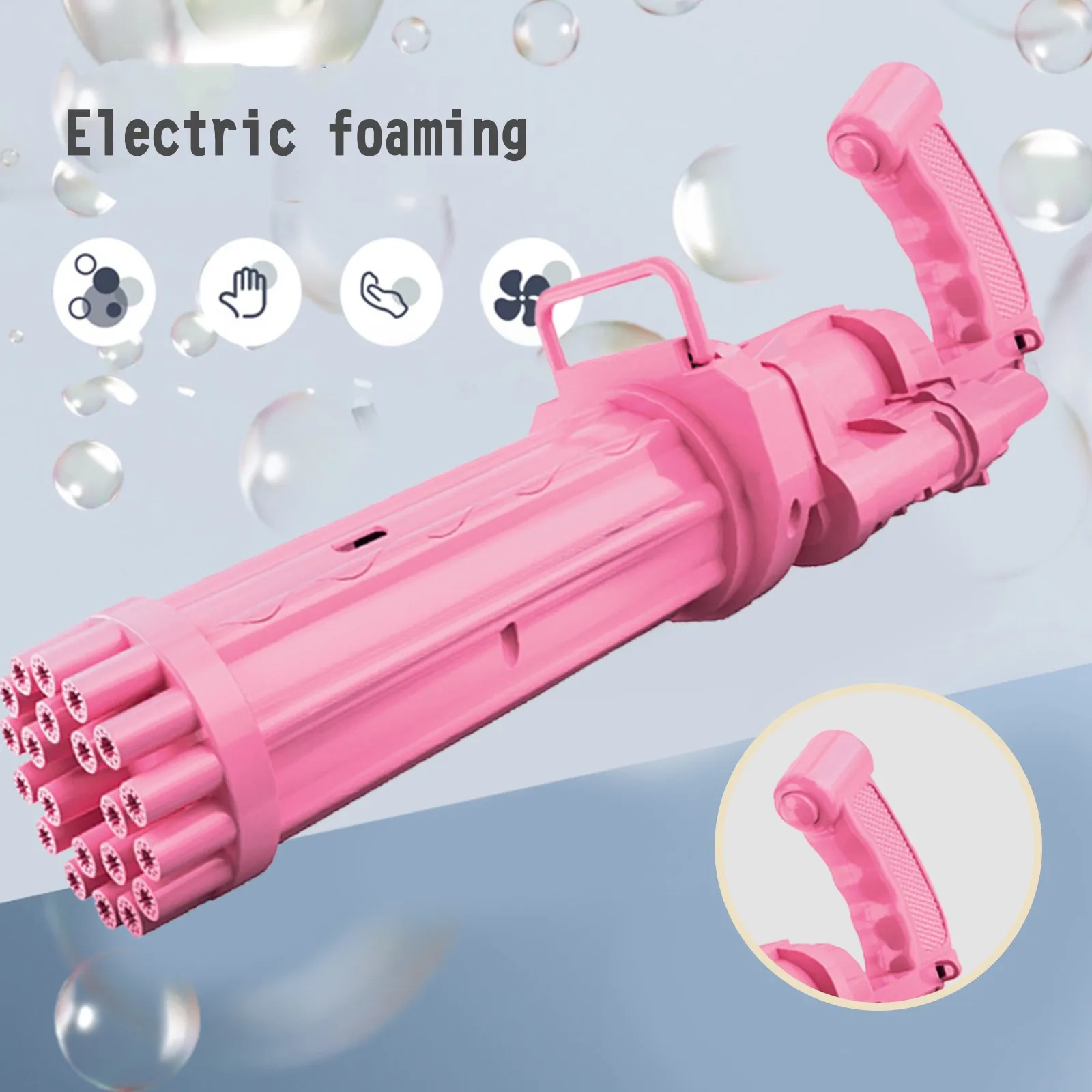 21 отверстие огромный пистолет для пузырей летняя Веселая игрушка вечеринки