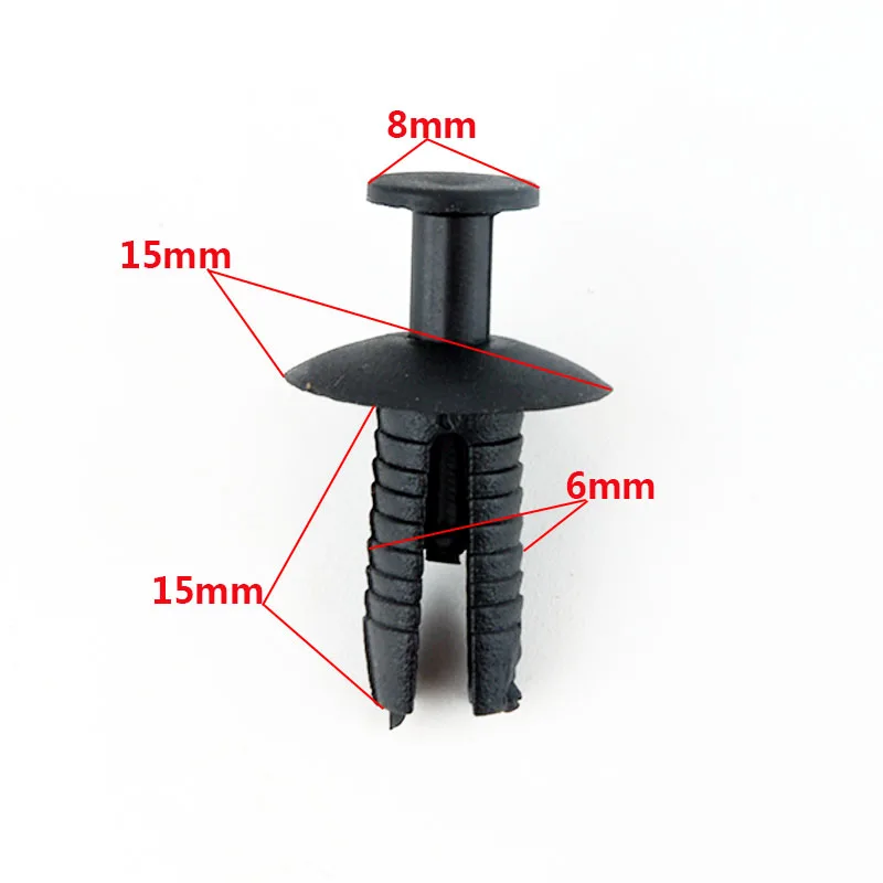 

20PCS 6mm Hole Auto Fastener Car Trunk Liner Bumper Fender Push Type Shield Retainers Clips for BMW X1 X3 X5 X6