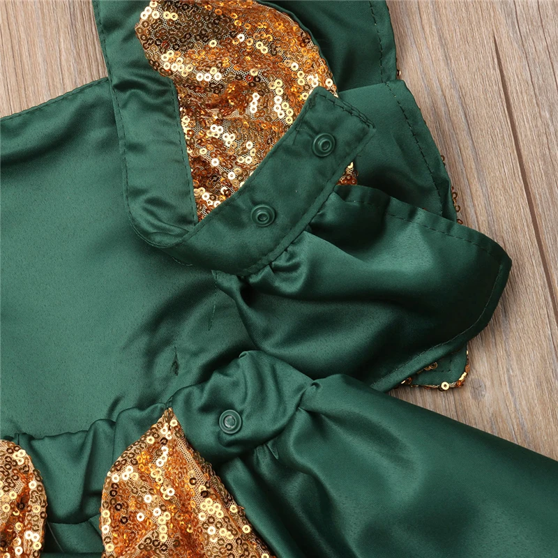 

AA Toddler Kids Baby Girls Dresses Ruffle Floral Dress Ruffle Sleeve Party Princess Clothes Birthday Clothes For Girls Dresses