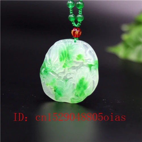 Натуральный Зеленый Изумрудный нефрит Cicada Кулон Бусы Ожерелье Шарм жадеит