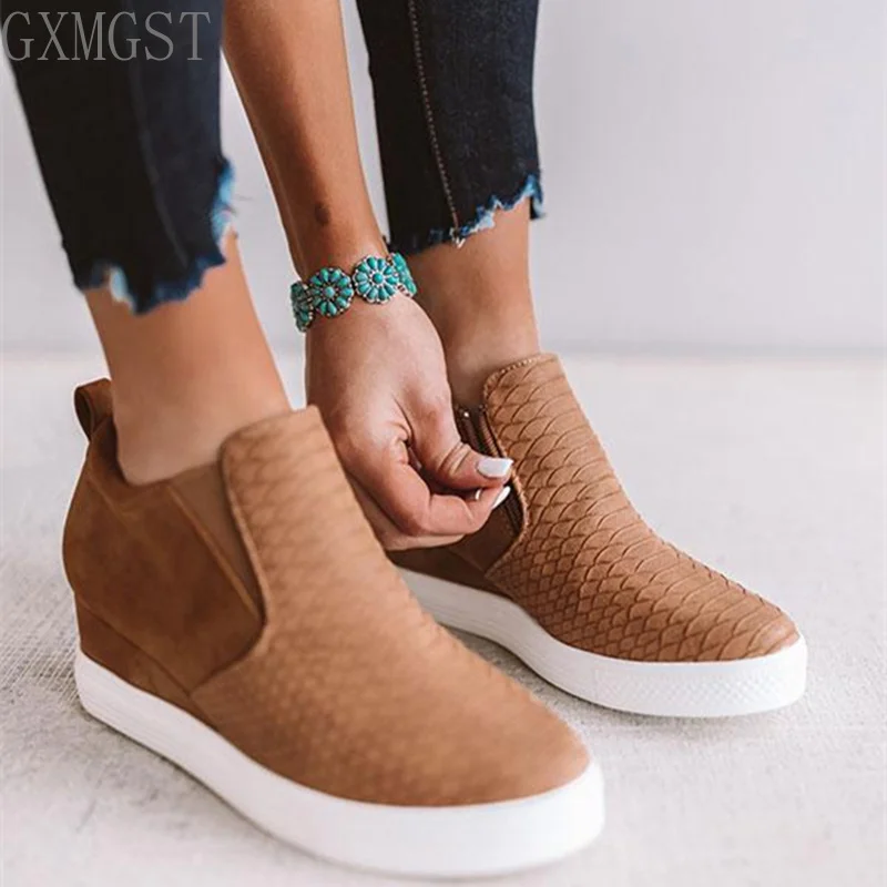 

Кроссовки женские без шнуровки, Вулканизированная подошва, плоская подошва, Повседневная модная обувь, ретро, осень, 2021