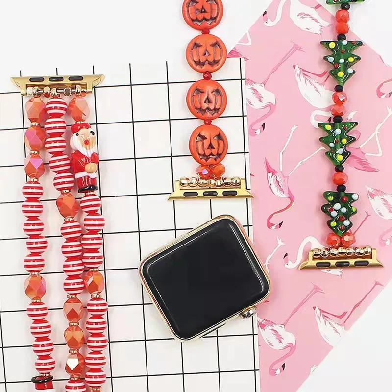 

Ремешок для Apple Watch Series 7 41 мм 45 мм, ювелирный металлический браслет для iwatch band 6 SE 5 4 3 40 мм 44 мм, 38 мм/42 мм