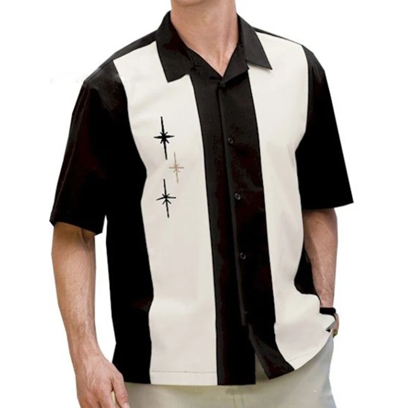 Новая летняя мужская рубашка с принтом американских драм уличная одежда