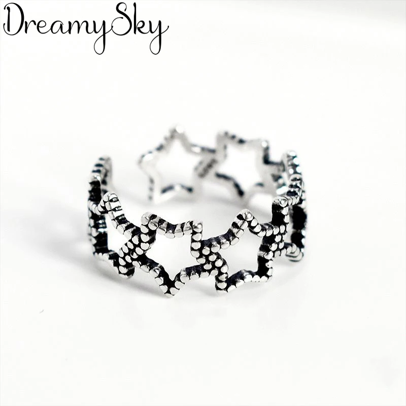 Женские кольца в стиле бохо DreamySky Bijoux большие Регулируемые на палец|Кольца для