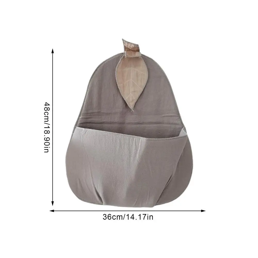 

Wall Hanging Storage Bags Organizer Cartoon Pear-Shaped Wall Hanging Toys Storage Pocket Home Door Pendant Decor Supplies
