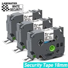 Лента Клейкая UniPlus 3PK, 18 мм лента для маркировки, SE4, для документов, файл, оставьте отметку, совместимая с Brother PT, этикетки, лента 231