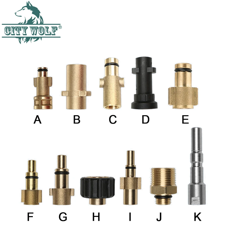Латунный адаптер для автомойки высокого давления пенораспылитель шлангов моек