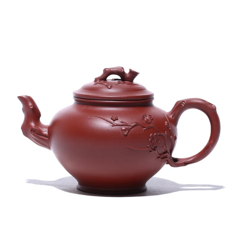 

Fine Hand-painted Flower Teapots All Handmade Yixing Masters Primula Purple Clay Teapot Ore Dahongpao Teapot Tea Set