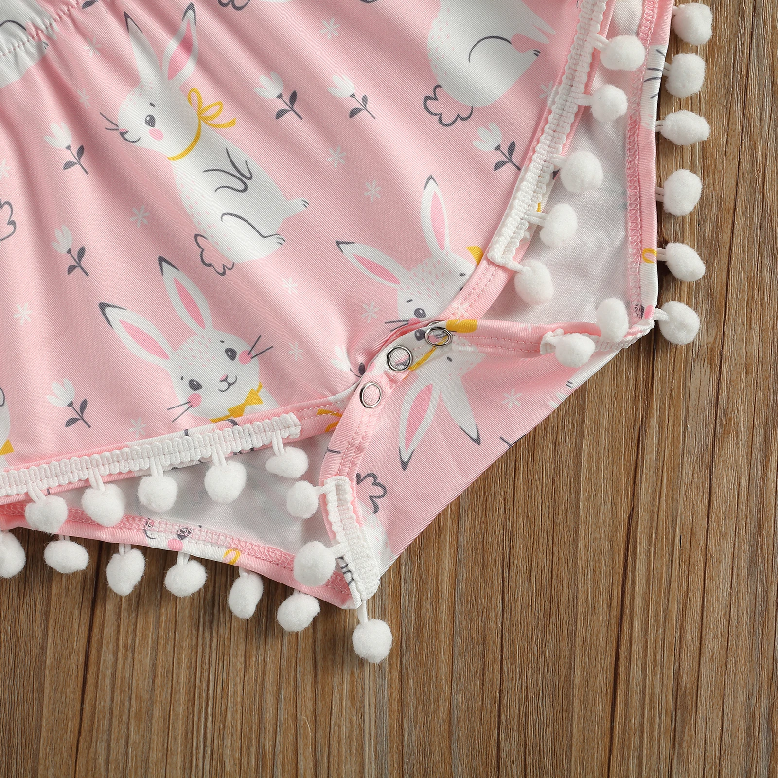 

2Pcs Baby Newborn Girls Print Romper Jumpsuits Bow Knot Headband O Neck Sleeveless Infant Toddler Summer Rompers 3-18M