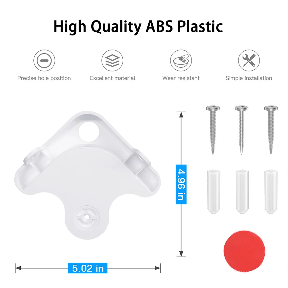 Wall Mount Holder for YI Home Camera Stylish Triangle Corner Bracket Fixed Stand Compatible with 1080P/YI 720P | Безопасность и