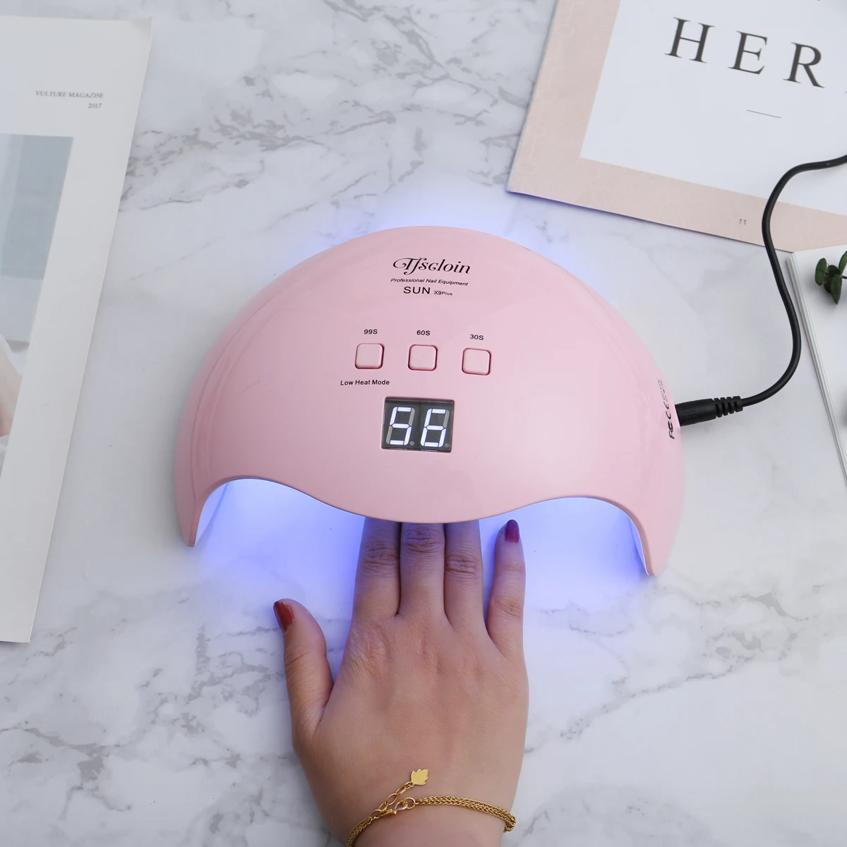 

TFSCLOIN Nail Dryer Nail Gel Polish Drying Machine 30/60/90s Timer Automatic Sensor LED UV Lamp Manicure Tools