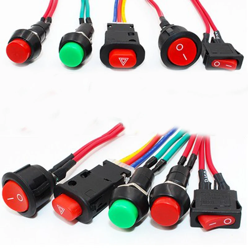 Электрический автомобильный клаксон переключатель батарея автомобиль