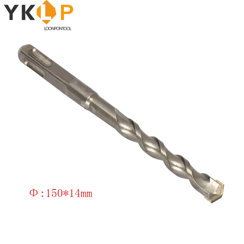 

5pc 10mm Round Shank Electric Hammer SDS Plus Drill Bit Set for Concrete Wall Brick Block Masonry Hole Saw Drilling Bits 6~14mm