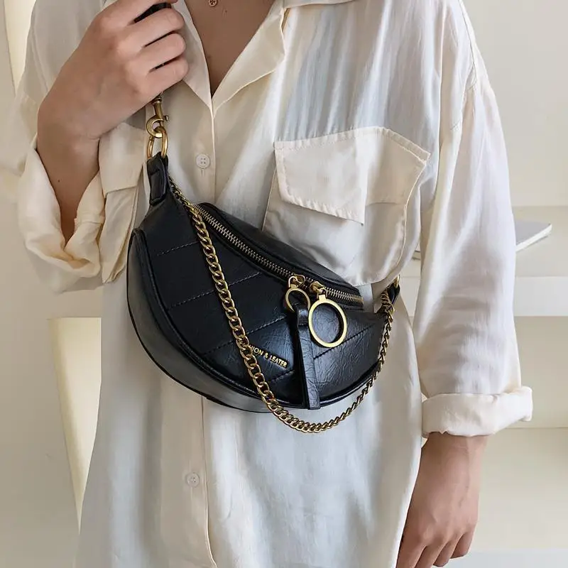 

Женская сумка через плечо, качественные Сумки из искусственной кожи для женщин, 2021, маленькая цепочка на плечо, однотонная сумка-мессенджер,...