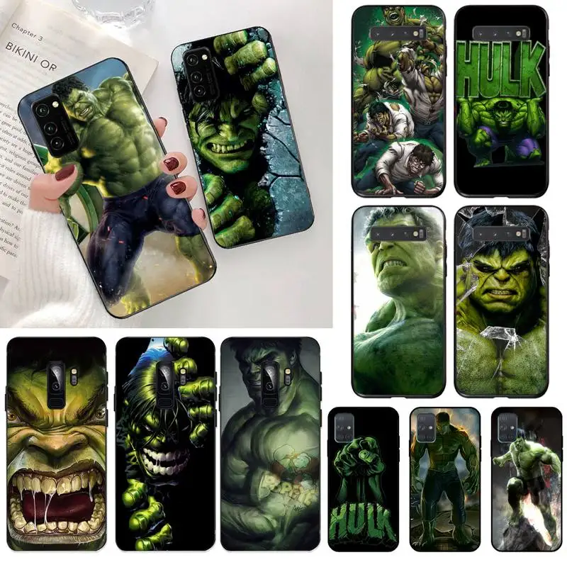 Мягкий чехол для телефона с персонализированным фото из комиксов Marvel Халк