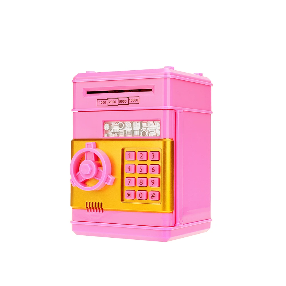 Электронная Копилка с паролем банкомат сейф для банкнот монет Автоматический