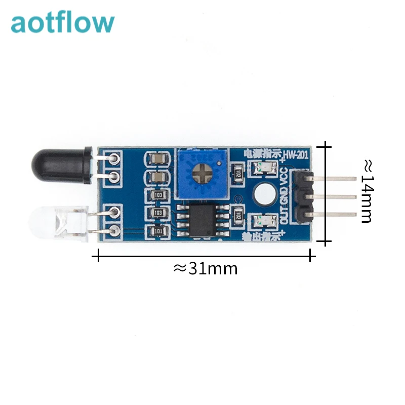 ИК инфракрасный обходом препятствий Сенсор модуль для arduino салона автомобиля