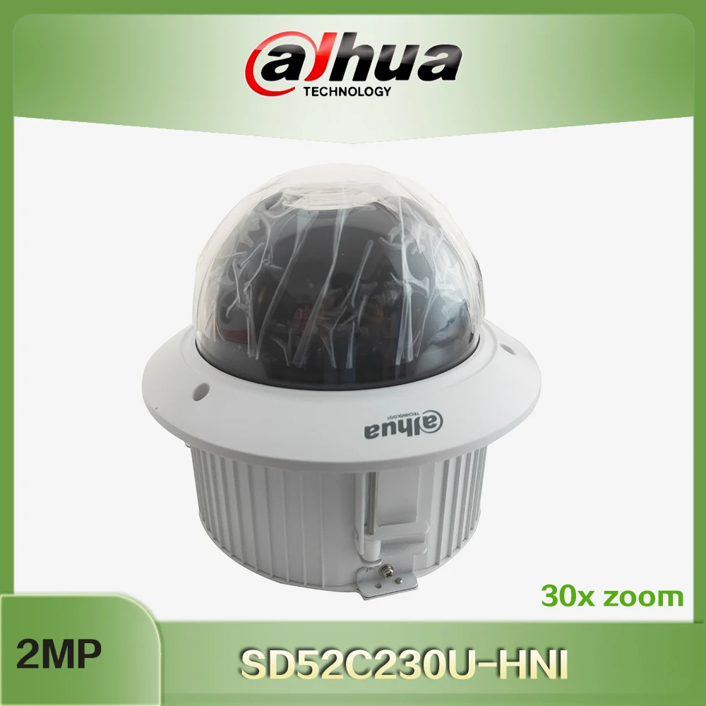 

Dahua Camera 2MP 30x Starlight PTZ Network Camera SD52C230U-HNI Auto-tracking and IVS PoE+ H.265 Encoding IK10