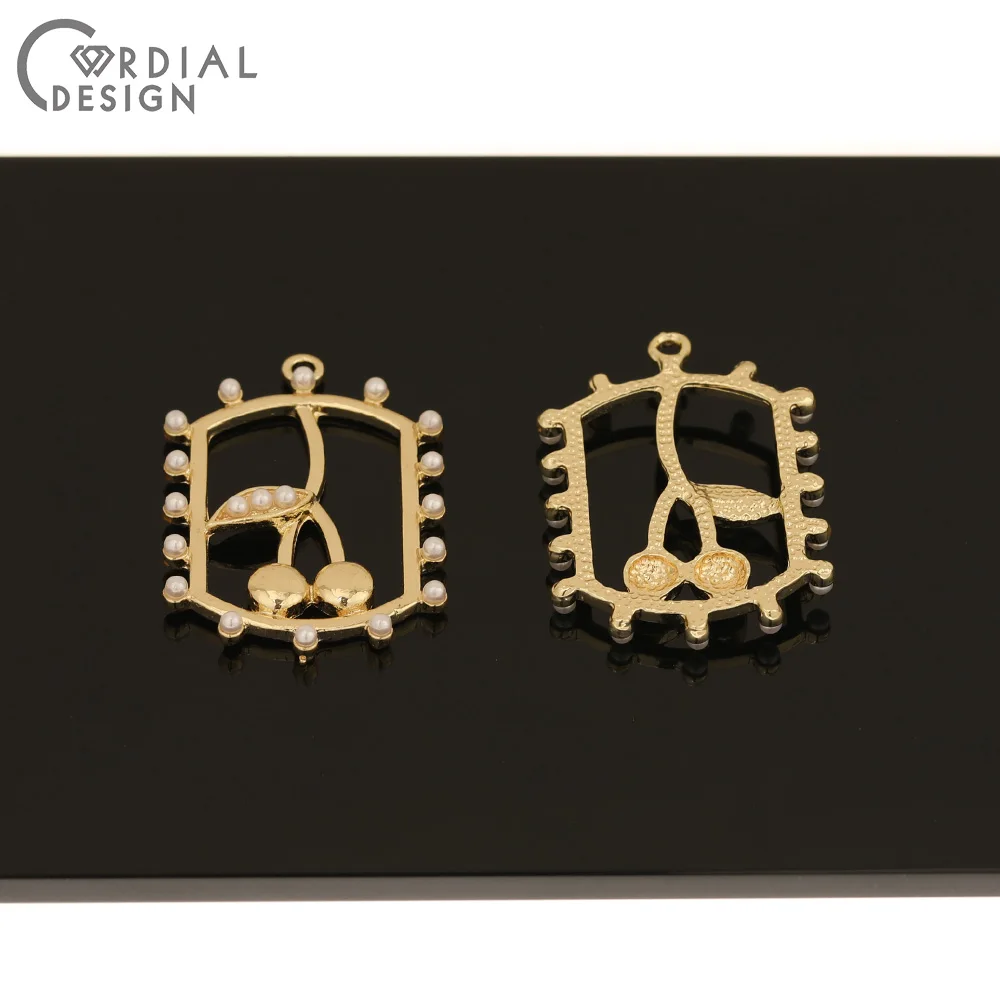 

Cordial Design 50Pcs 24*35MM DIY Accessories/Charms/Hand Made/Imitation Pearl/Earring Findings/Jewelry Findings & Components