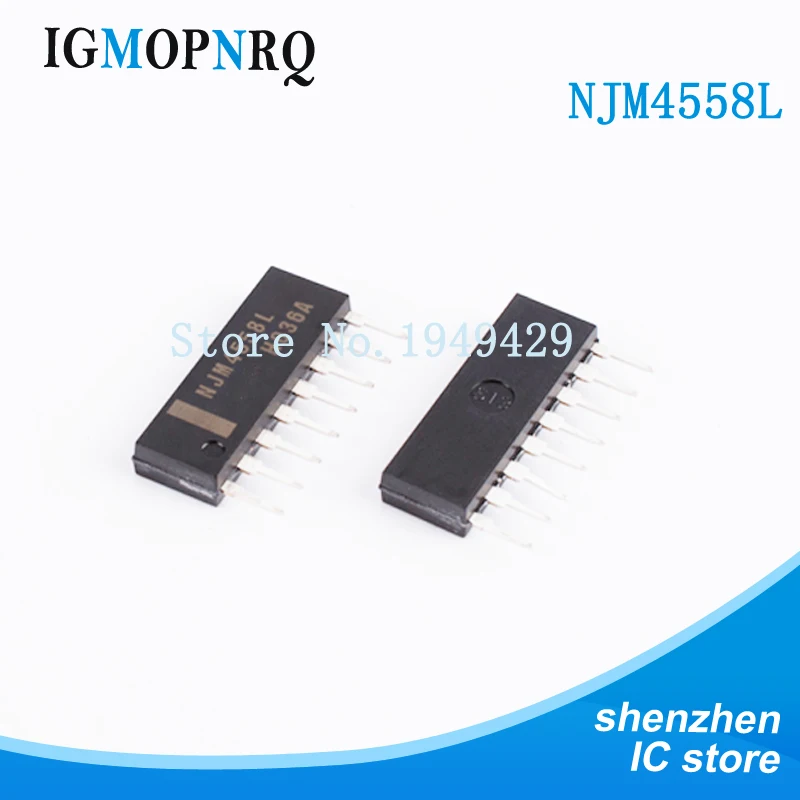 10 шт. NJM4558L ZIP8 NJM4558 DIP операционный усилитель op amp Dual High Gain new|op amp| |