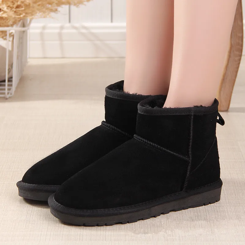Австралийский оригинальный бренд женские зимние ботинки теплые короткие