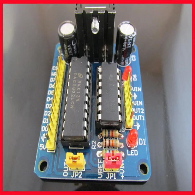 

Модуль цифроаналогового преобразования DAC0832, генератор сигналов, однополярный биполярный выход, возможность отправки данных