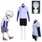 Охотник X Hunter Косплей Killua Zoldyck косплей костюм Мужчины Женщины Мужчины Дети Хэллоуин наряды на заказ Хэллоуин
