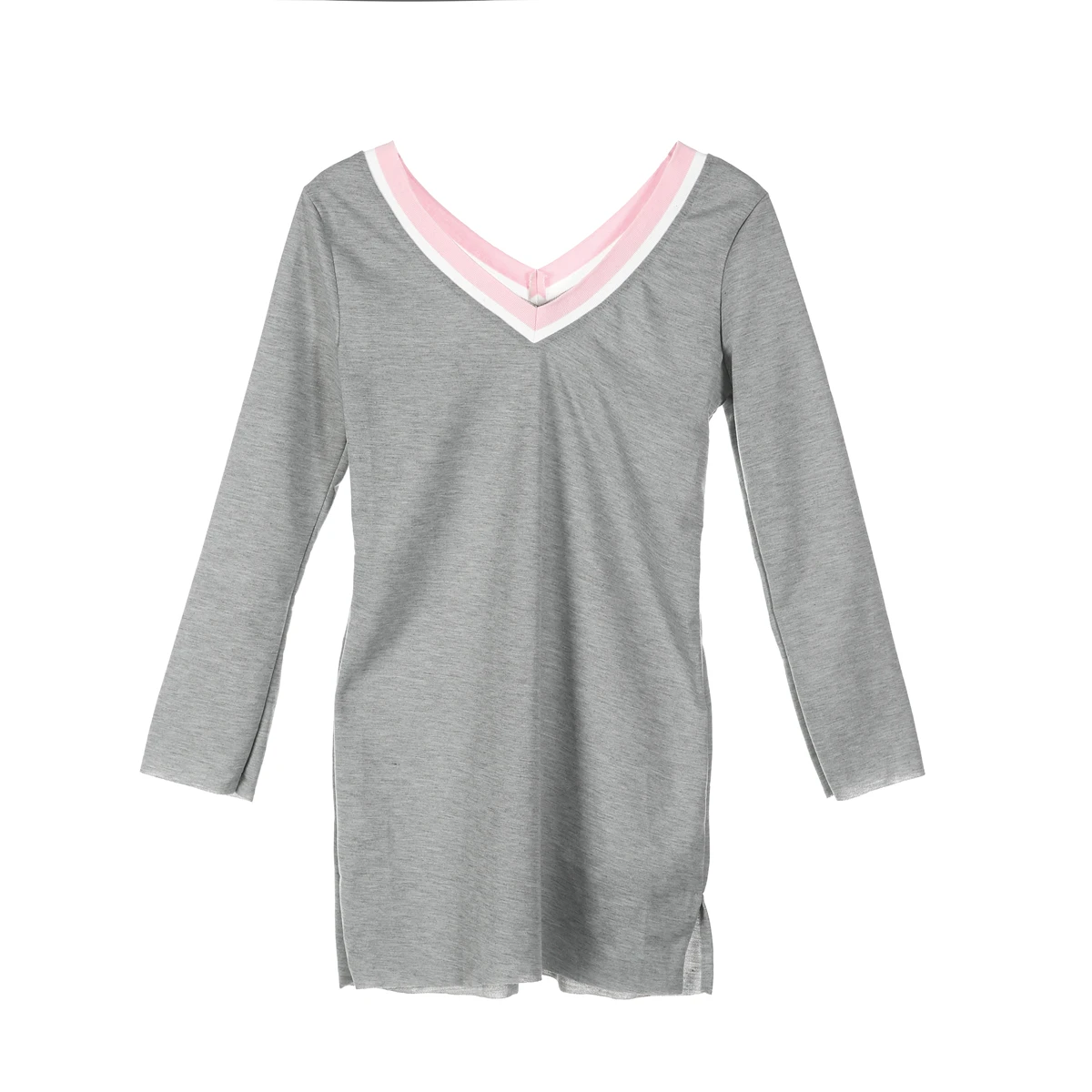 

2020 Brand New Fashion Women Long Sleeve Oversize Jumper Pullover Cacaul Solid Top Winter Sweatshirt Ladies Dresses