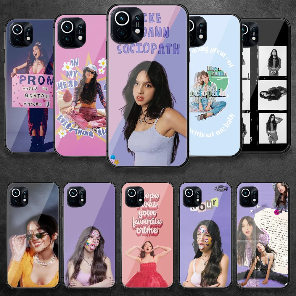 

Olivia Sour Rodrigo Tempered Glass Phone Case Cover For Xiaomi Mi Poco A F X 2 3 8 9 10 11 T Pro Lite Ultra Max Nfc Painting 3D
