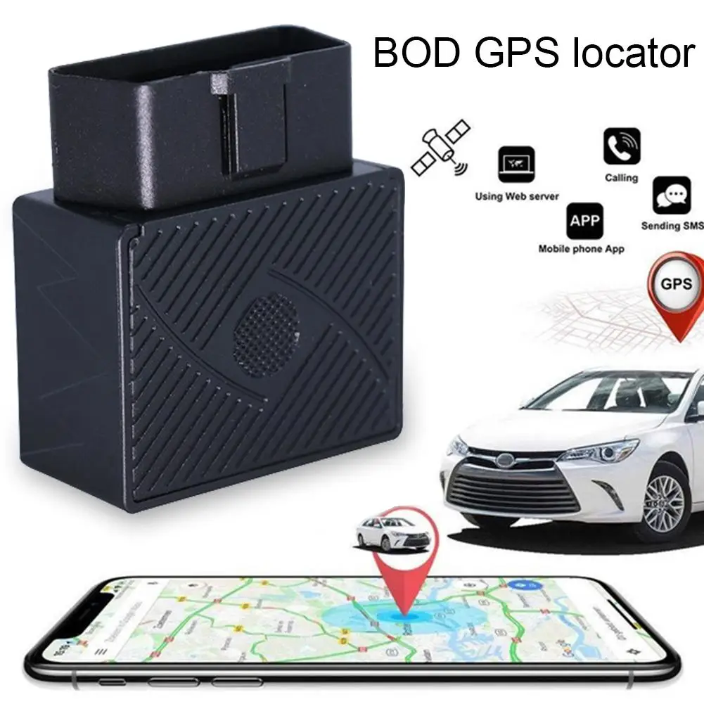 GPS-трекер OBD звуковой автомобильный GPS-локатор OBD2 GPS-отслеживание вибрация