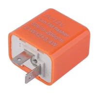 2 pin universal speed adjustable led flasher relay motorcycle turn signal indicator easy to install indicator orange