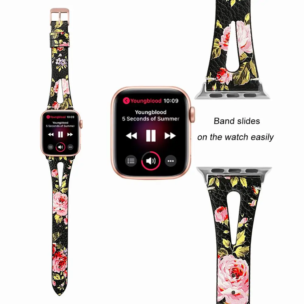 Кожаный ремешок для часов Apple Watch 38 мм 44 мм 40 мм 42 мм кожаный ремешок сменные браслеты для Iwatch браслет 83008