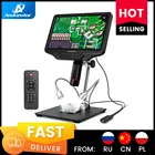 Портативный цифровой микроскоп Andonstar AD409, 10,1 дюйма, 1080P, HDMIUSB, для пайки, PCB, SMD, электроники, телефонов, инструменты для ремонта