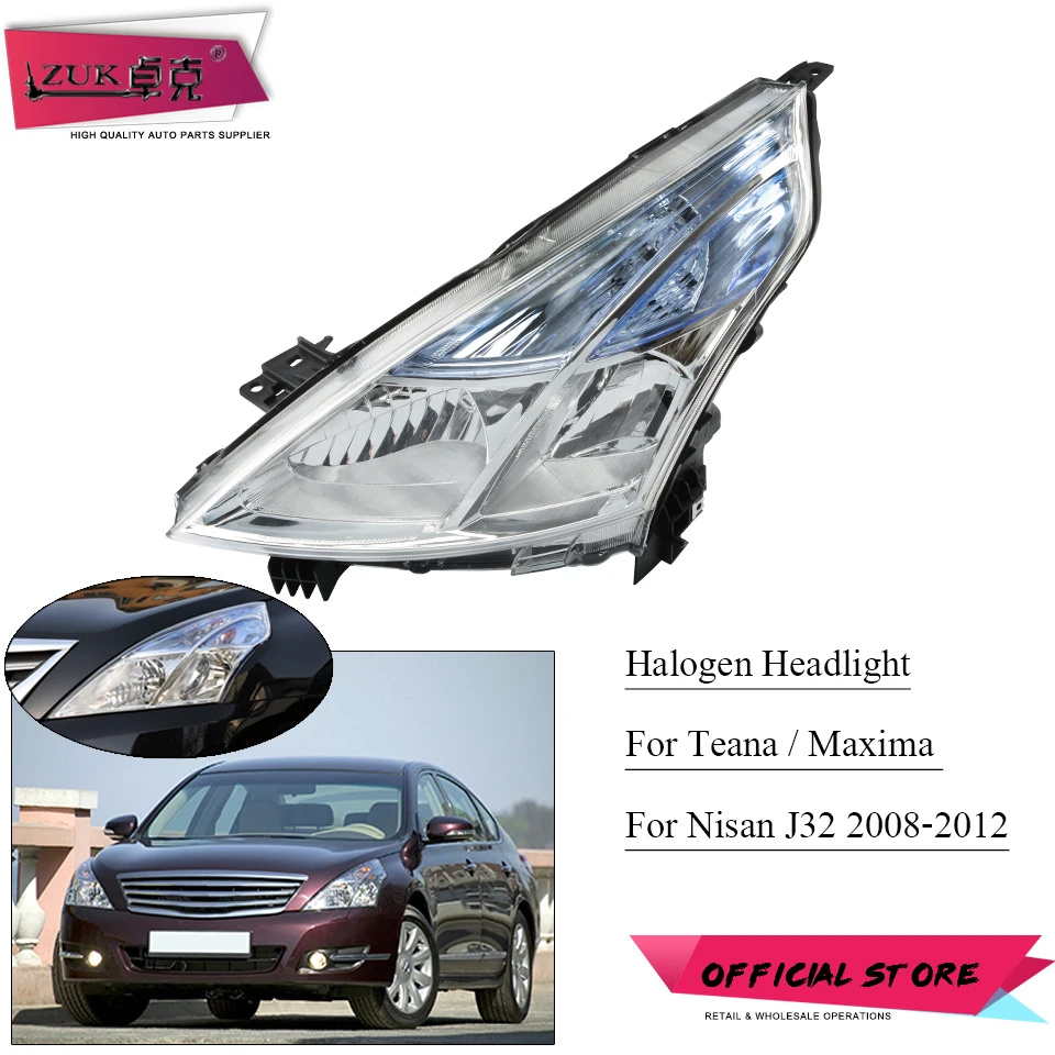 Налобный фонарь для NISSAN TEANA MAXIMA J32 2008 2009 2010 2011 2012|Фара авто в сборе| |
