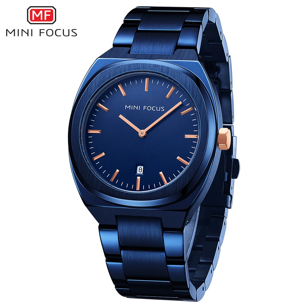 

MINIFOCUS Watch Men Fashion Sports Quartz Wristwatch Steel Business Top Brand Luxury Mens Watches Waterproof Relogio Masculino