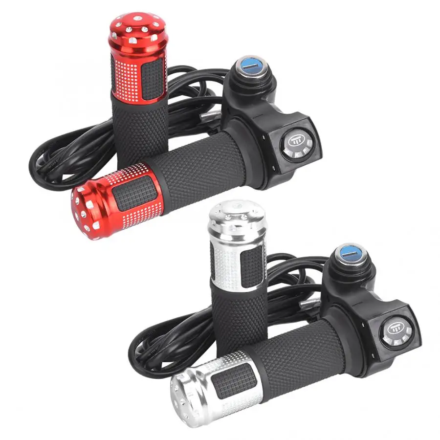 Электрический велосипед поворот дроссельной заслонки 1 пара Универсальный