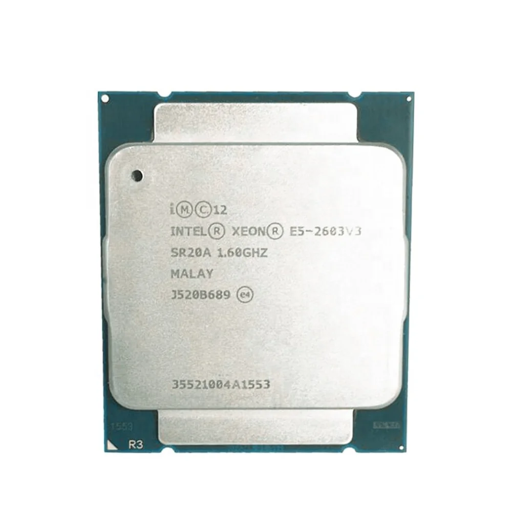 

E5-2603v3 1,6 GHz 15M 6 Core 6 Thread 85w LGA 2011-3 процессор сервера ddr4 ram memory