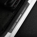 4 шт. для Mitsubishi Outlander 1 2 3 4 защитная Накладка на порог автомобильной двери с буквенным логотипом